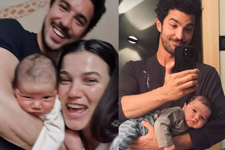 Pınar Deniz'den aile tatili paylaşımı: Minik Fikret Hakan ilk kez tatilde