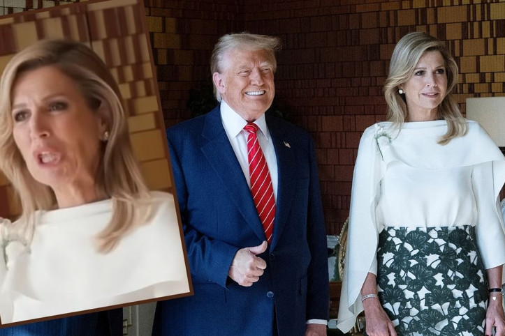 Kraliçe canlı yayında Trump'ın taklidini yaptı