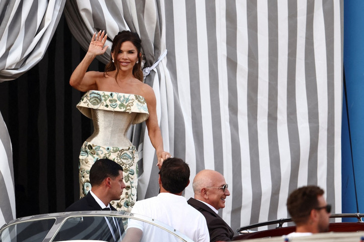 "Yüzyılın düğünü" başladı: Yıldızlar Jeff Bezos- Lauren Sanchez'in gala yemeğine gitti