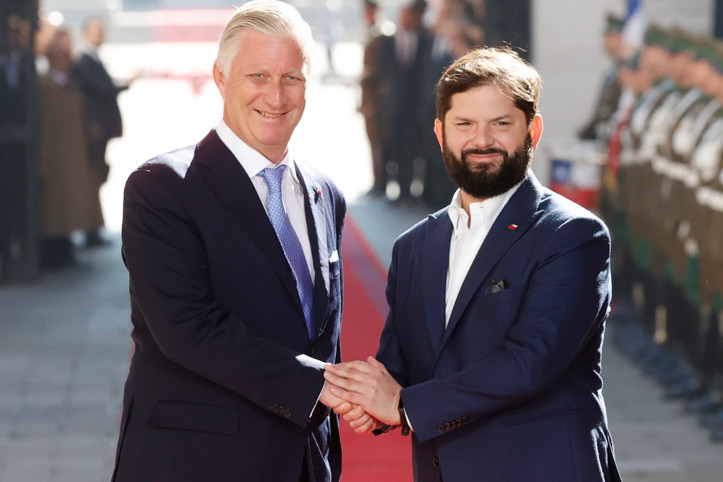 Belçika Kralı, eşi ve bakanlarla Şili'de mahsur kaldı