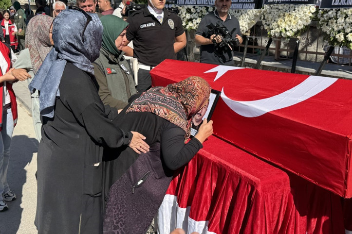 Orman şehidine acı veda