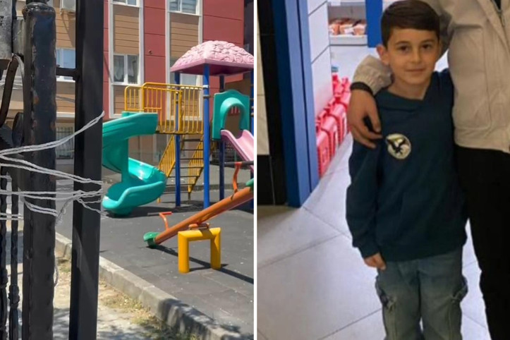 Bu nasıl önlem? Eymen’in ölümüne neden olan kapıyı iple bağladılar!