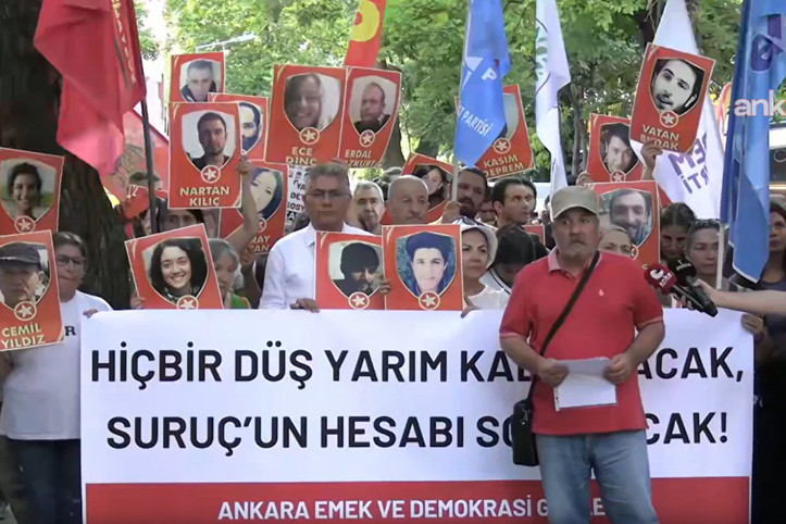 Suruç Katliamı kurbanları Ankara'da anıldı