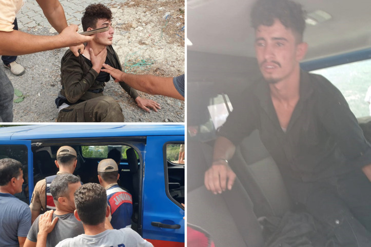 Araçtan inip kaçtılar: 9 kaçak göçmeni mahalleli yakaladı