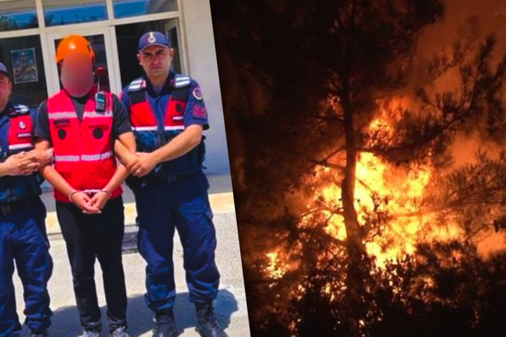 Yangın bölgesinde 'pes' dedirten olay: Şüphe çekince yakalandı