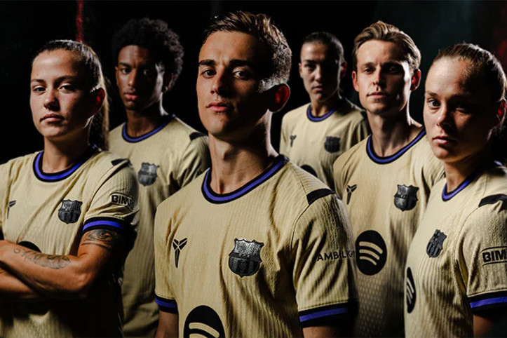 Barcelona'nın yeni formasında 'Mamba Mantalitesi'