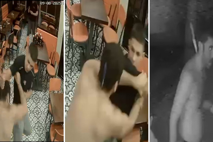 Ensesinde bıçakla dakikalarca oturdu! Sarıyer’de kan donduran kavga