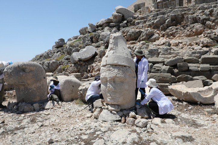 Nemrut Dağı’nda tarihi adım: Nano kireç ve nano silikat ilk kez uygulandı