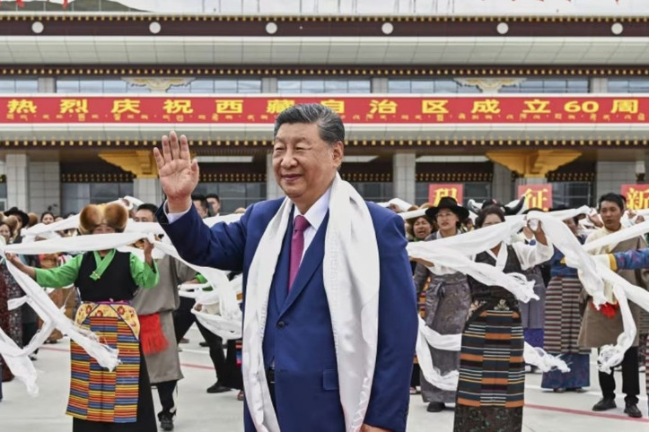 Ruhani lider savaşının ortasında: Şi'den sürpriz Tibet ziyareti