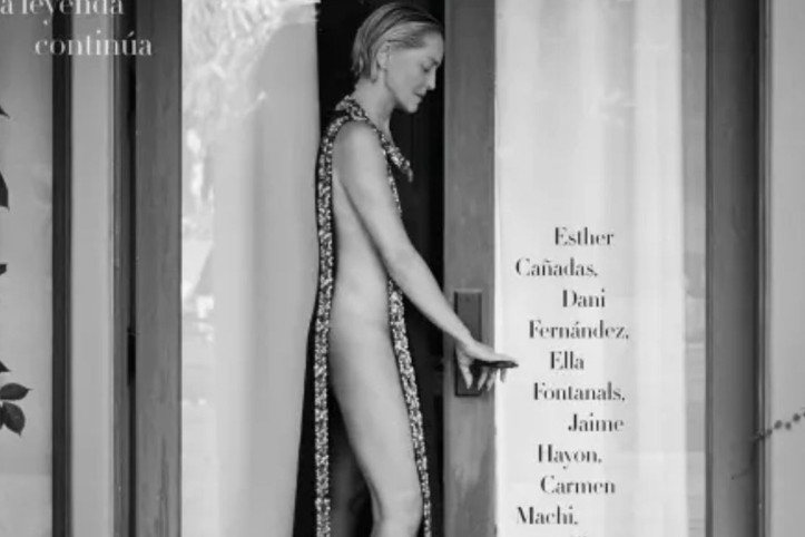 Ünlü oyuncu cesur elbisesiyle kapak oldu