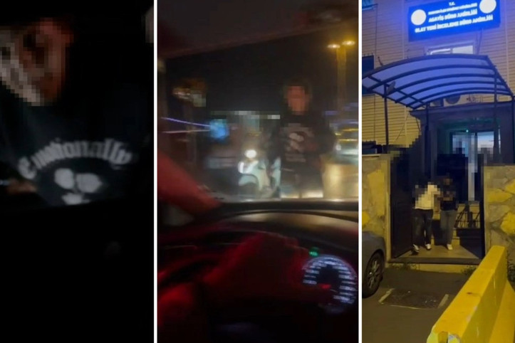 Yol kesip tehdit ettiler: 2 çocuk gözaltına alındı