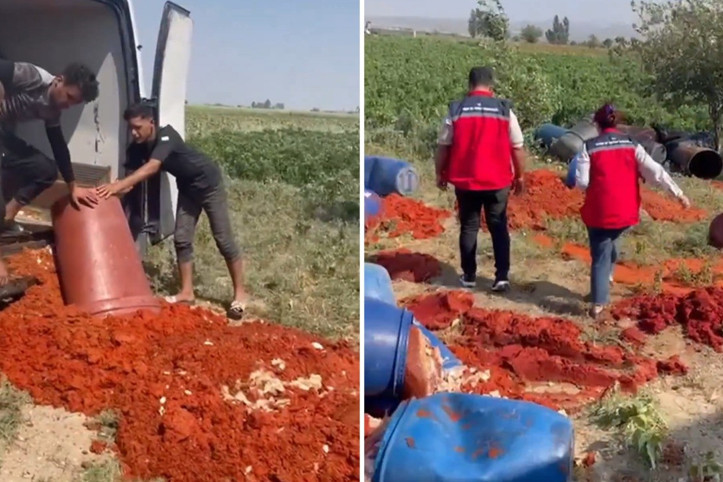 Yemeğin salçalısı derken, salçanın posalısı çıktı: 36 ton sahte ürün ele geçirildi