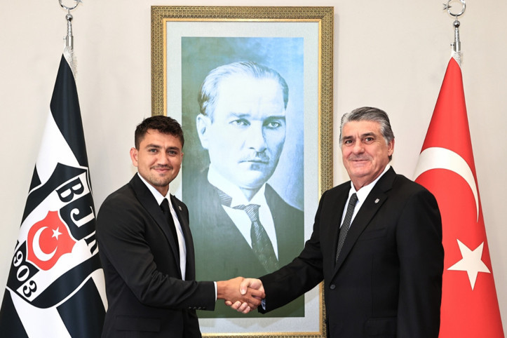 Beşiktaş Başkanı Serdal Adalı, Cengiz Ünder’le bir araya geldi