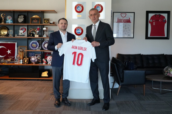 Akın Gürlek'ten İbrahim Hacıosmanoğlu'na ziyaret