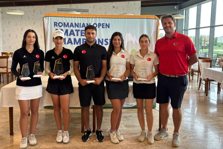 Türkiye Golf Milli Takımı, Romanya’da kürsüyü doldurdu