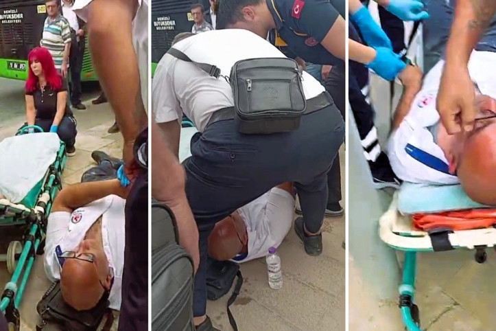 Mesaiye geldi, yere yığıldı