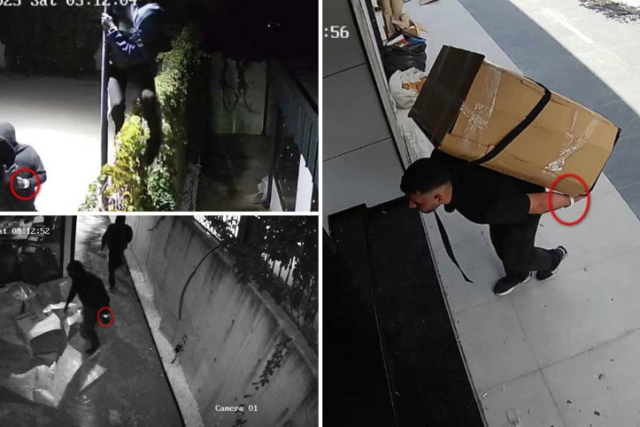 Villadaki kasa hırsızlarını kolundaki saat ele verdi