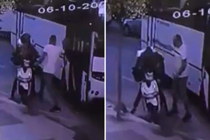 Trafikte dehşet! Kuryenin önünü kesip bıçakla tehdit etti