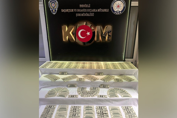 Denizli'de sahte dolar operasyonu: 351 banknot ele geçirildi