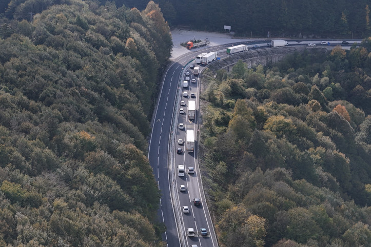 Bolu Dağı Tüneli'nde tadilat trafiği