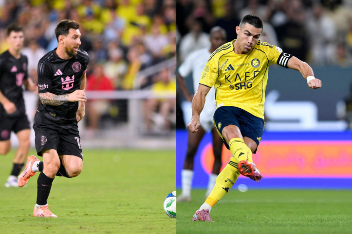 Aynı gecede iki efsane: Ronaldo’nun 949. golü, Messi’nin hat-trick’i!