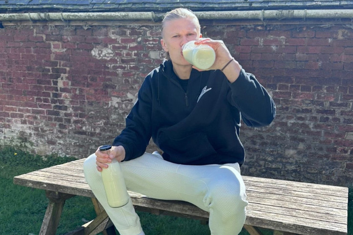 Erling Haaland 'çiğ süt' tartışmasının fitilini ateşledi