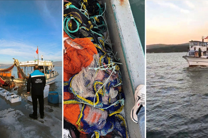 Muğla’da kaçak avlanan 150 kilo kefale el konuldu