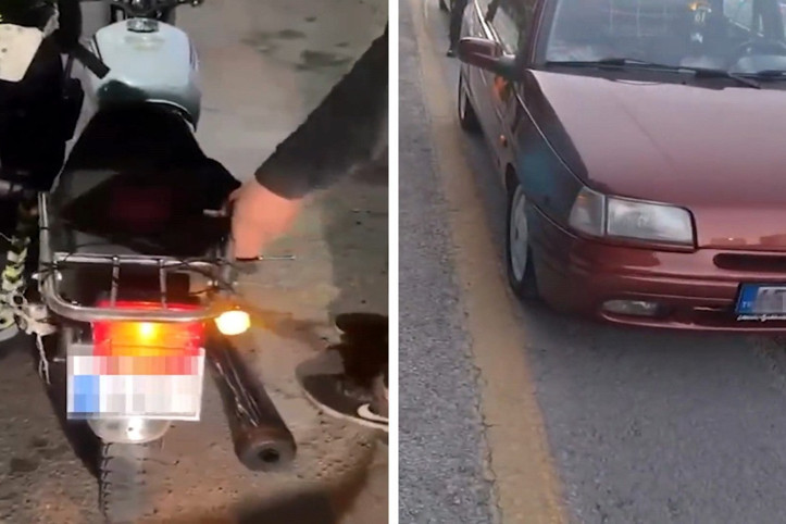 Abartı egzoz denetiminde ceza yağdı