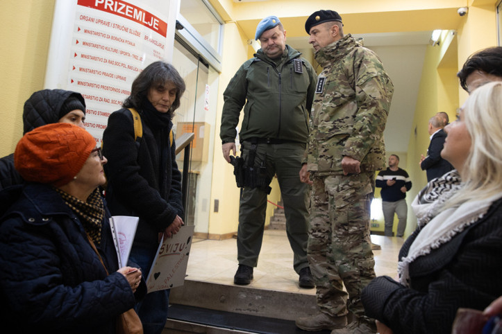 EuroLeague maçı öncesi Saraybosna’da İsrail protestosu