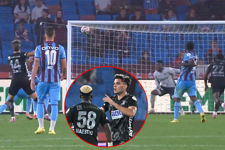 Ianis Hagi babasını hatırlattı, Trabzonspor'u 25 metreden yıktı!