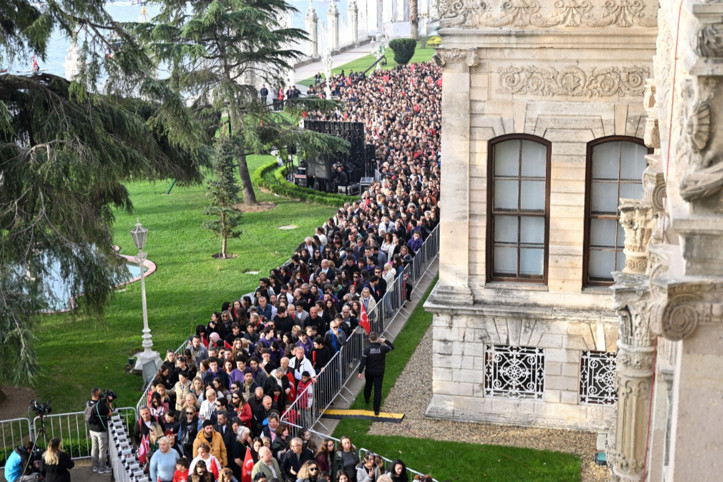 Dolmabahçe’de duygu seli