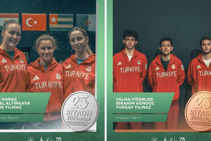 Masa tenisinde kadınlar gümüş, erkekler bronz madalya aldı