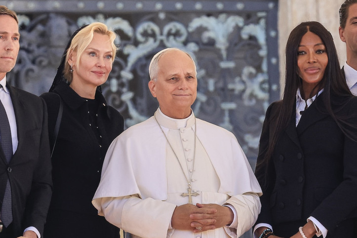 Naomi Campbell, Papa 14. Leo'yu ziyaret etti