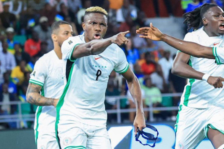 Nijerya-Gabon maçına Süper Lig damgası: Osimhen ve Ndidi, Lemina'yı üzdü