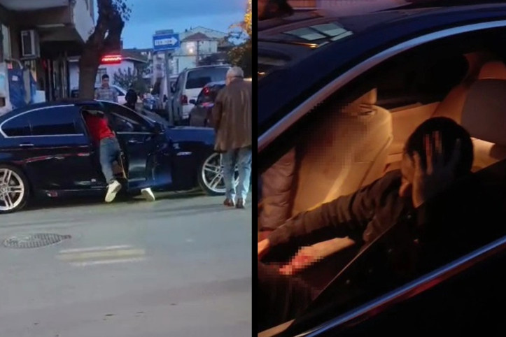 Önce eski eşini, sonra yanındaki kişiyi bıçakladı