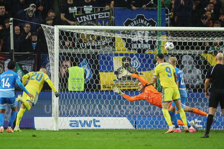 Zubkov attı, Ukrayna play-off biletini kaptı