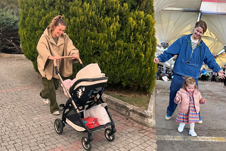 Burcu Biricik’ten sürpriz paylaşım: Kızı Luna'nın ilk kez yüzünü gösterdi