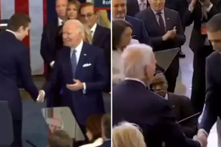 Biden'ın yüzü asılmıştı... Trump'ın oğlunun ne dediği ortaya çıktı