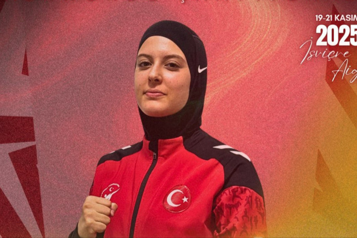 Milli tekvandocu Elifnaz Köseoğlu, Avrupa şampiyonu oldu