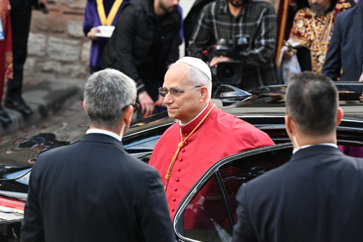 Papa 14. Leo, Mattia Ahmet Minguzzi'nin babasıyla buluştu