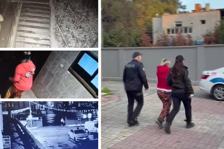 İki araç, bir güvenlik kulübesi ve bir büfe aynı kadın tarafından kundaklandı