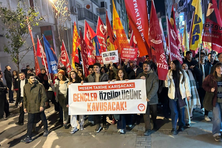 TİP, MESEM protestosuna tutuklamayı İzmir'de protesto etti