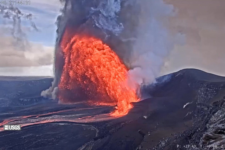 Kilauea yeniden harekete geçti