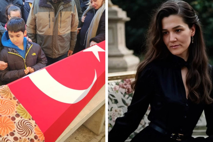 Fatma Nur öğretmen gözyaşlarıyla son yolculuğuna uğurlandı: Oğlu annesiyle böyle vedalaştı