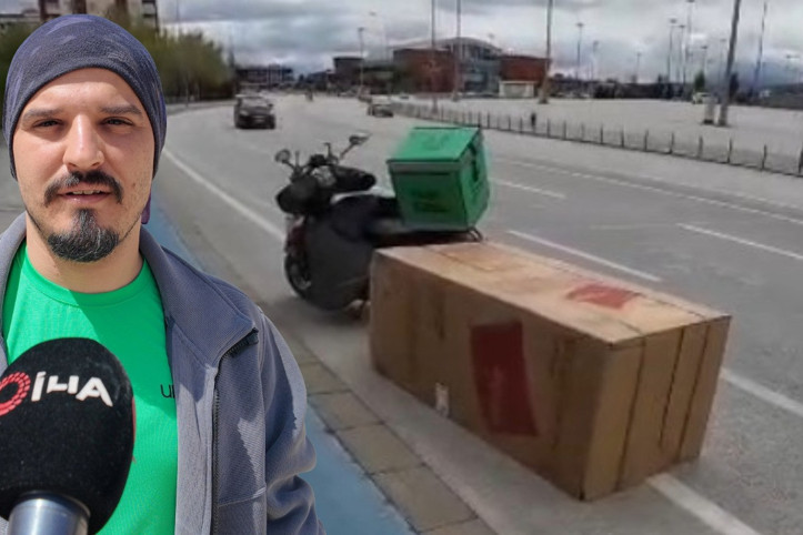 Çanta, cüzdan derken yol kenarında buzdolabı bulundu