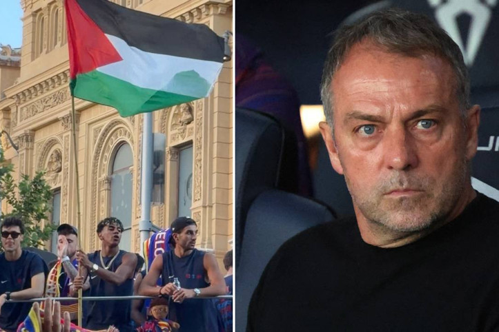 Hansi Flick'ten tepki çeken sözler: Yamal'ın Filistin bayrağı sallaması hoşuma gitmedi!