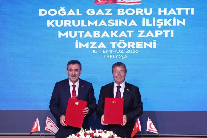 Türkiye ile KKTC arasında doğal gaz imzası