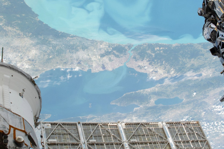 NASA paylaştı: Uzaydan İstanbul'un turkuaz hali