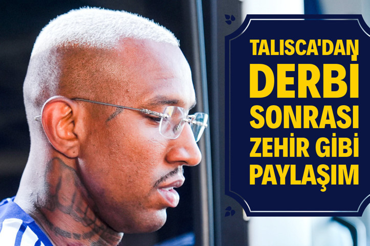 Talisca'dan derbi sonrası zehir gibi paylaşım