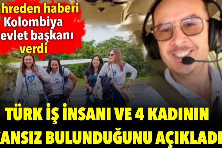 Kahreden haberi Kolombiya devlet başkanı verdi. Türk iş insanının düşen uçağında kurtulan olmadı
